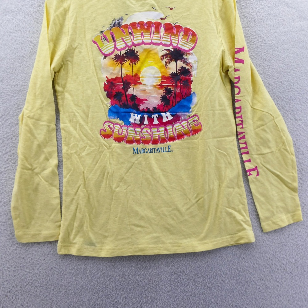 Margaritaville Shirt Womens Medium St Louis Cardinals Yellow Long Sleeve Vintage - Picture 8 of 10